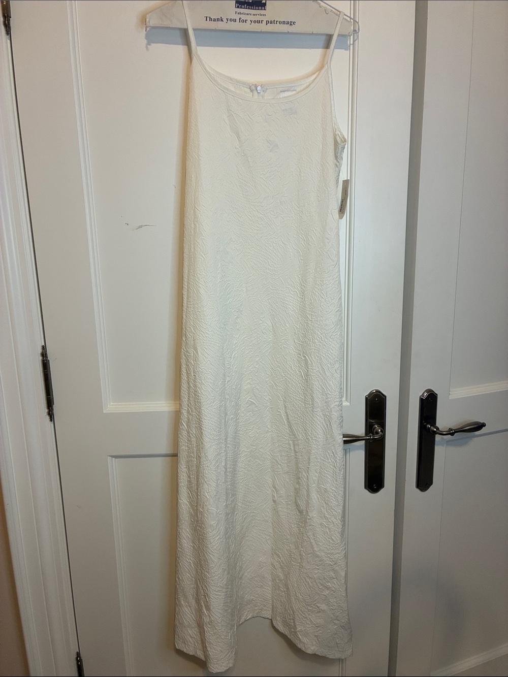 BNWT Sample Women's Cream Slip Dress - Elegant Minimalist Style 👵MT